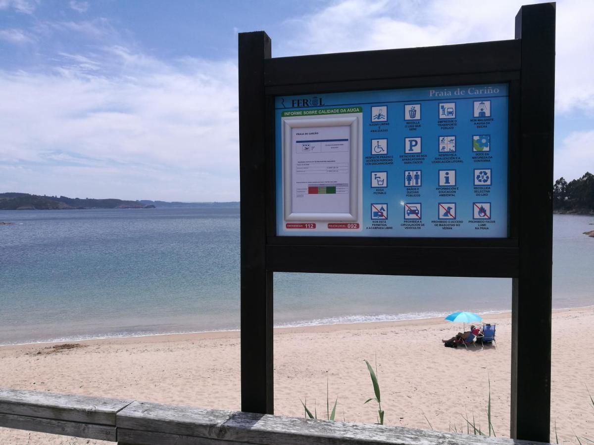Casa A Pie De Playa De Carino Doninos Villa Ferrol Kültér fotó