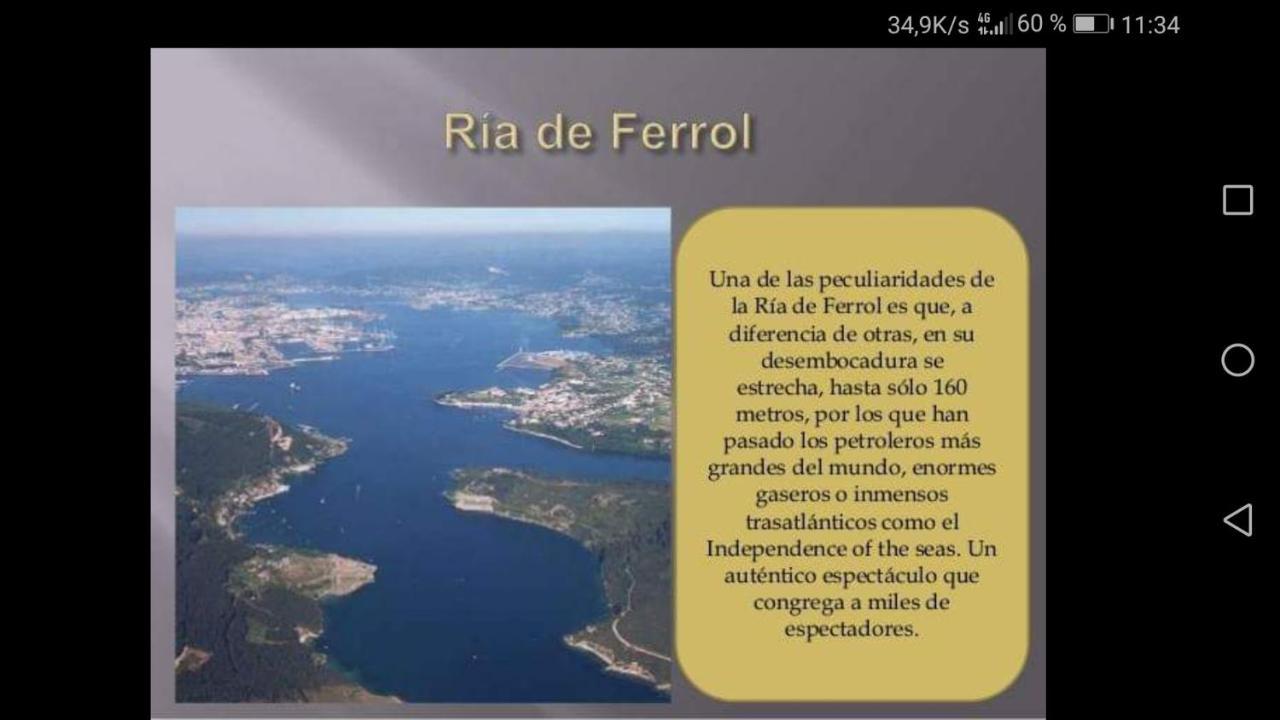 Casa A Pie De Playa De Carino Doninos Villa Ferrol Kültér fotó